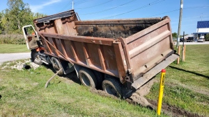 Sarnia dump truck driver charged following crash