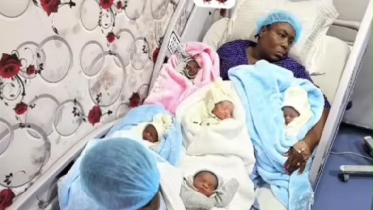 Nigerian Woman Gives Birth to Sextuplets 26yrs after First Child