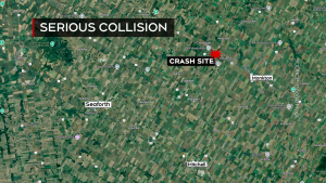 Serious collision in West Perth, Air Ornge on the scene