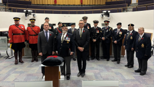 The ‘significance’ of holding London’s ‘First Poppy’ presentation inside council chambers