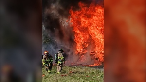 Arson being looked at in St. Thomas rail yard