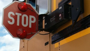 Child struck while getting off school bus in Grey Bruce