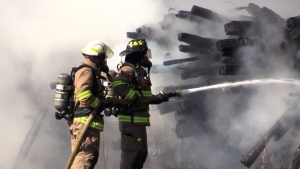 ‘Really frustrated with CN’: St. Thomas councillor blasts railway after massive railroad tie fire