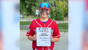 ‘I get to rep Canada at the World Series’: 12-year old from London, Ont. wins MLB Competition