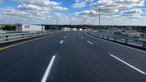 Blue Water Bridge construction complete, traffic resumes