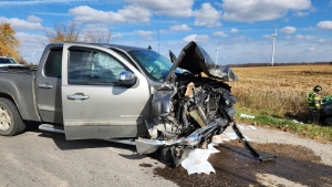 Five injured in two vehicle crash in Huron County