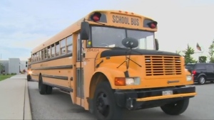 Driver fails to stop for school bus, student struck by passing vehicle