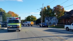 Motorcycle collision in Chesley sends two to hospital