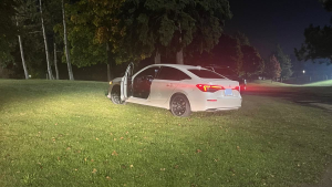 Driver almost strikes Rainbow Park encampment, found with open bottle of booze in car: Sarnia police