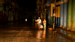 Cuba works to restore power after hurricane blackout