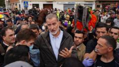 Angry crowds confront Spanish king in flood-hit Valencia