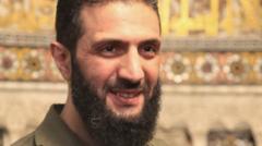 Syria not a threat to world, rebel leader Ahmed al-Sharaa tells BBC