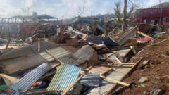 At least 11 dead after cyclone hits Mayotte