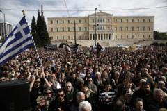 Huge Athens crowds demand justice for 2023 train crash