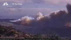 Watch: Timelapse shows rapid spread of Palisades wildfire