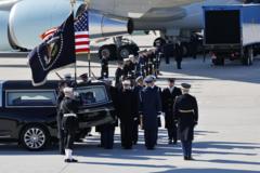 Tears as Jimmy Carter’s coffin leaves Georgia for Washington