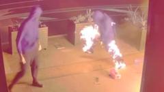 Watch: Australia arson suspect mistakenly sets own trousers alight