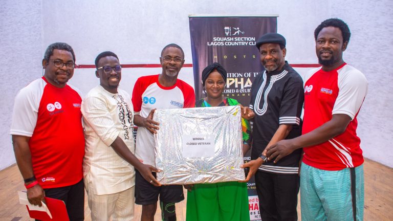 Durosinlorun, Tifase, Bamkole, and Others Triumph at Lagos Country Club’s 2nd Geophase Squash Tournament