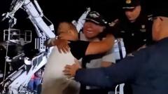 Watch: Fisherman reunites with brother after 95 days lost at sea