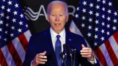 Biden attacks Trump in first speech since leaving White House