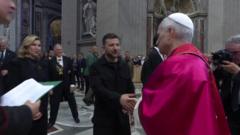 Pope to meet Zelensky after inauguration Mass