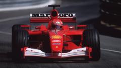 Schumacher’s 2001 Grand Prix-winning Ferrari sold for £13.43m