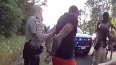 Moment police capture two escaped New Orleans inmates