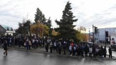 Evacuations in Chile and Argentina after tsunami warning