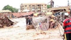 Floods kill at least 110 people after heavy rain in Nigeria