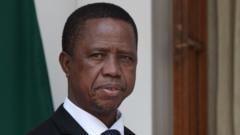 Former Zambian President Lungu dies aged 68