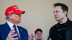 Trump ‘very disappointed’ by Musk as row explodes into public
