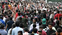 At least 10 die in crush at India cricket stadium