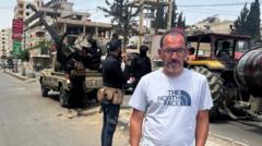 Held at gunpoint: BBC team detained by Israeli forces in southern Syria