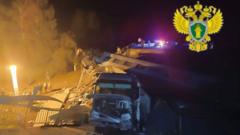 At least seven dead after two Russian bridges collapse