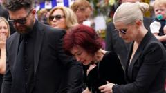 Family and fans give Ozzy Osbourne emotional send-off