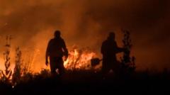 Southern European heatwave fans multiple wildfires