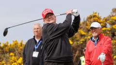 Tee time with Trump – striking balls and deals over 18 holes