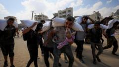 UK and 27 other nations condemn Israel over ‘inhumane killing’ of Gaza civilians seeking aid