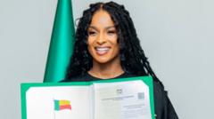 US Grammy winner Ciara becomes citizen of Benin under new slavery descendants law