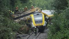 Three dead after sewage overflow causes German train to derail, say police