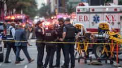 A mistaken elevator, frantic emails and a run for help – how New York shooting unfolded