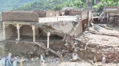Watch: Destruction in Pakistan after flash floods that have killed hundreds