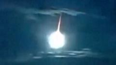 Watch: Moment fireball lights up night sky in Japan
