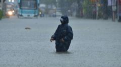 Heavy rain paralyses life in India’s financial capital Mumbai