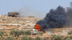 BBC witnesses Israeli settlers’ attack on Palestinian farm in West Bank