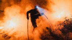 Spain and Portugal fires kill two more as Spanish troops battle blazes