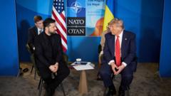 Ukraine will not give up land, Zelensky says ahead of Trump-Putin meeting