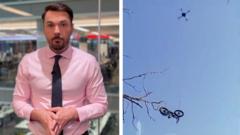 Wounded soldier escapes battlefield using e-bike delivered by drone