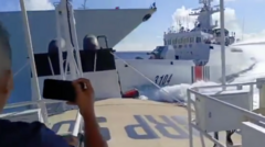 China rams own warship while chasing Philippine vessel