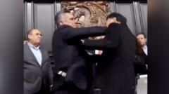 Punches and slaps: Watch as Mexican Senate debate ends in brawl